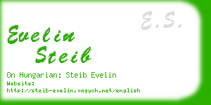 evelin steib business card